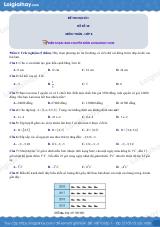 Đề thi học kì 1 Toán 6 - Đề số 10 - Chân trời sáng tạo